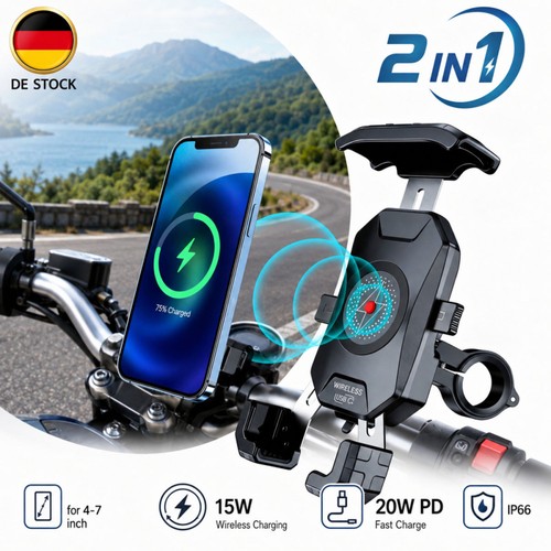 Supporto cellulare moto con - supporto,